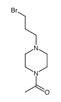 1-乙酰基-4-(3-溴丙基)哌嗪结构式