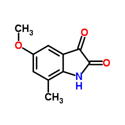 7-甲基-5-甲氧基 靛红结构式