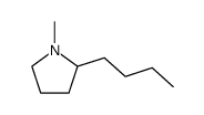 2-Butyl-1-methylpyrrolidine Structure
