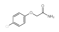 4-Chlorophenoxyacetamide结构式