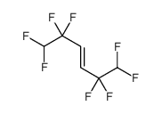 1,1,2,2,5,5,6,6-octafluorohex-3-ene结构式