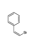 [(Z)-2-Bromovinyl]benzene Structure