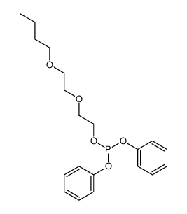 2-(2-butoxyethoxy)ethyl diphenyl phosphite结构式