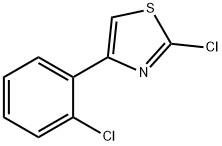 2-氯-4-(2-氯苯基)噻唑结构式