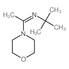 2-Propanamine,2-methyl-N-[1-(4-morpholinyl)ethylidene]- structure
