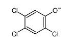 2,4,5-trichlorophenoxide ion结构式