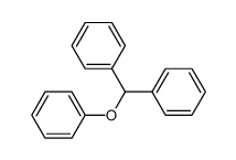 Diphenylmethyl phenyl ether Structure