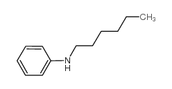 N-n-Hexylaniline Structure