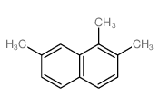 Naphthalene, 1,2,7-trimethyl-结构式
