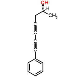 (2R)-7-Phenyl-4,6-heptadiyn-2-ol结构式