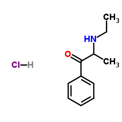 2-(Ethylamino)Propiophenone Hydrochloride structure