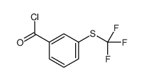 3-(trifluoromethylsulfanyl)benzoyl chloride结构式