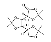 1,2:3,4:5,6-tri-O-isopropylidene-δ-gluconolactone结构式