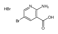 2-氨基-5-溴-烟酸氢溴酸结构式