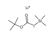 tert-butyl lithio(trimethylsilyl)acetate结构式