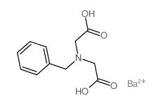 Glycine,N-(carboxymethyl)-N-(phenylmethyl)-, barium salt (1:1) structure