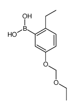 Boronic acid, [5-(ethoxymethoxy)-2-ethylphenyl]- (9CI) Structure