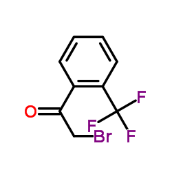 2-溴-2'-(三氟甲基)苯乙酮结构式