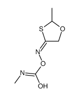 [(E)-(2-methyl-1,3-oxathiolan-4-ylidene)amino] N-methylcarbamate结构式