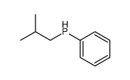 2-methylpropyl(phenyl)phosphane Structure