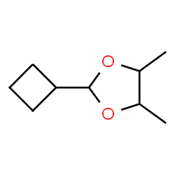 1,3-Dioxolane,2-cyclobutyl-4,5-dimethyl- Structure