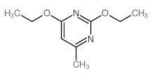 2,4-diethoxy-6-methyl-pyrimidine结构式