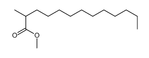 2-Methyltridecanoic acid methyl ester Structure
