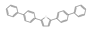 2,5-双(4-联苯基)噻吩结构式