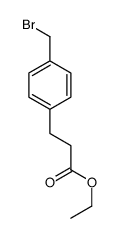 4-bromomethyl-hydrocinnamic acid ethyl ester Structure