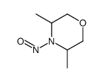 3,5-dimethyl-4-nitrosomorpholine Structure