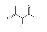 2-chloro-3-oxobutanoic acid Structure