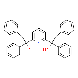 α,α'-Dibenzyl-α,α'-diphenyl-2,6-pyridinedimethanol Structure