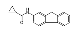 N-(9H-Fluoren-2-yl)cyclopropanecarboxamide结构式