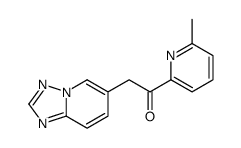 1-(6-甲基-2-吡啶基)-2-[1,2,4]三唑[1,5-A]吡啶基-6-基-乙酮结构式