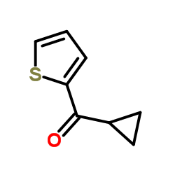 环丙基-2-噻吩基甲酮结构式