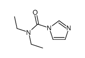 N,N-二乙基-1H-咪唑-1-羧酰胺结构式