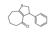 3-phenyl-2,3,5,6,7,8-hexahydrocyclohepta[b]thiophen-4-one Structure