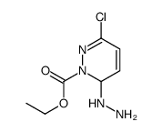 ethyl 6-chloro-3-hydrazinyl-3H-pyridazine-2-carboxylate结构式