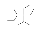 3,3-diethyl-2,4-dimethylhexane Structure