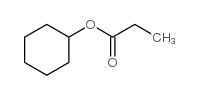 Propanoic acid,cyclohexyl ester Structure