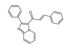 3-phenyl-1-(2-phenylimidazo[1,2-a]pyridin-3-yl)prop-2-en-1-one Structure