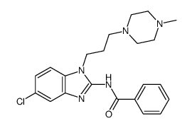 N-{5-chloro-1-[3-(4-methyl-piperazin-1-yl)-propyl]-1H-benzoimidazol-2-yl}-benzamide Structure