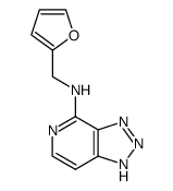 furfuryl-(1H-[1,2,3]triazolo[4,5-c]pyridin-4-yl)-amine Structure