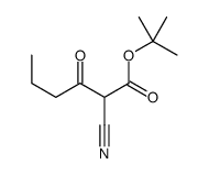 tert-butyl 2-cyano-3-oxohexanoate结构式
