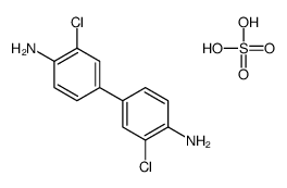 4-(4-amino-3-chlorophenyl)-2-chloroaniline,sulfuric acid Structure