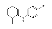 6-bromo-1-methyl-2,3,4,9-tetrahydro-1H-carbazole Structure