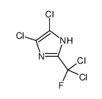4,5-dichloro-2-[dichloro(fluoro)methyl]-1H-imidazole Structure