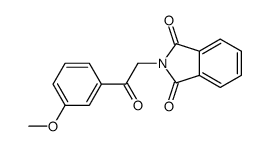 2-[2-(3-methoxyphenyl)-2-oxoethyl]isoindole-1,3-dione Structure