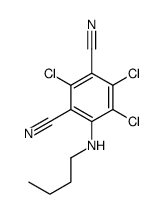 4-(butylamino)-2,5,6-trichlorobenzene-1,3-dicarbonitrile Structure