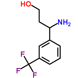 3-Amino-3-(3-trifluoromethyl-phenyl)-propan-1-ol Structure